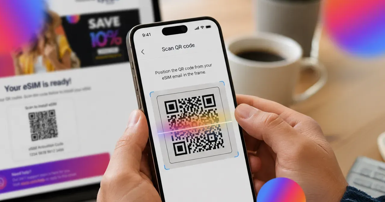 How to Scan & Install Your SIMZY eSIM with a QR Code